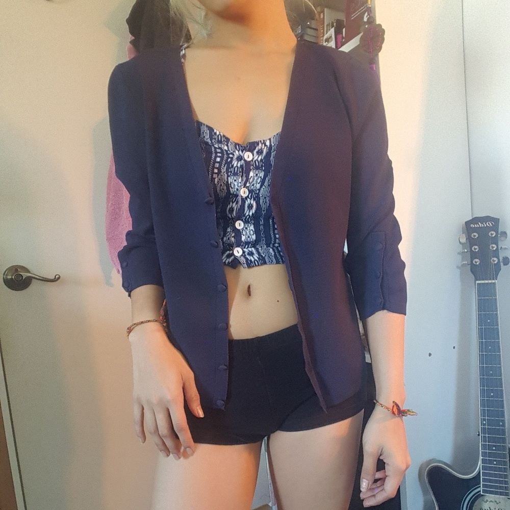 George button up cardigan